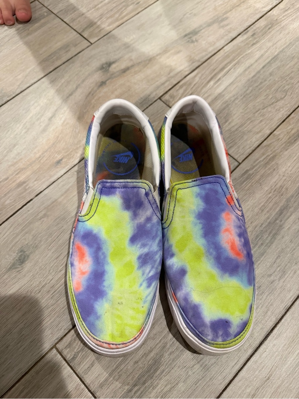 Nike women’s Slip-On Tie-Dye Canvas Shoes - Multicolor